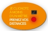 Badge Capteur de Distance Electronique Ovale personnalisable