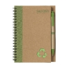 Bloc-Notes Publicitaire écologique en matériau recyclé avec 70 feuilles RECYCLENOTE-L