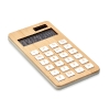 Calculatrice personnalisée à 12 chiffres en bambou CALCUBIM