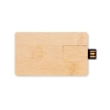 Clé USB CréditCard de 16GB en bambou