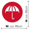 Parapluie Premium pliable en 3 personnalisation 6 pans sublimation 360°
