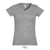 T-shirt femme personnalisable col en V coton 150 g PORTO SOL'S