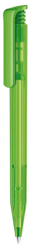Stylo Publicitaire Vert PVC SUPER HIT TRANSPARENT