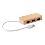 Hub USB publicitaire en bambou VINA